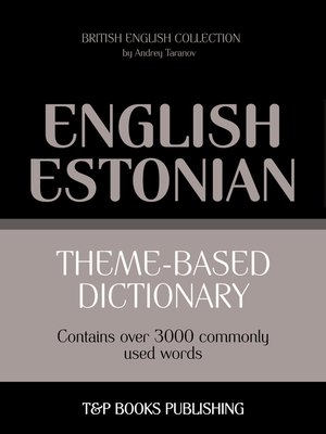 cover image of Theme-Based Dictionary